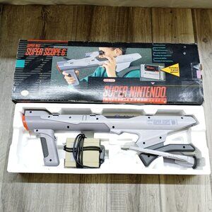 SNES Super Nintendo Super Scope 6 w/ Original Box
